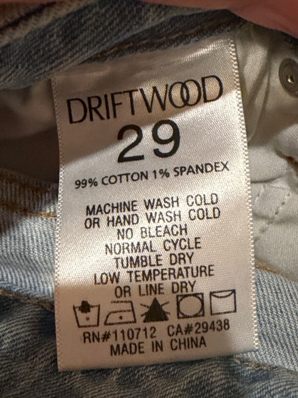 DRIFTWOOD Light Blue Denim Mini Skirt with Multicolor Floral Embroidery - Picture 6 of 6